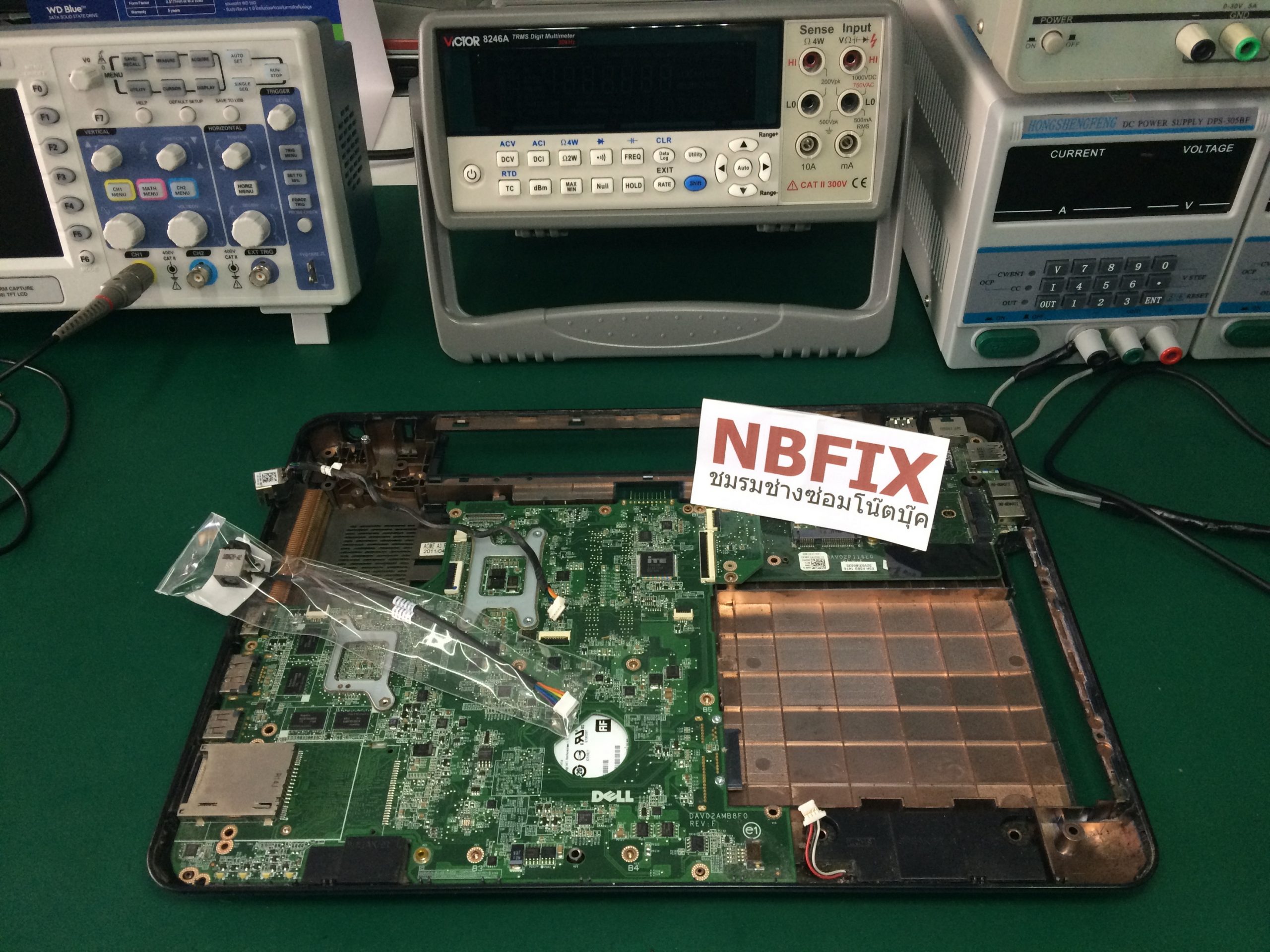 DELL N4110 เปิดไม่ติด