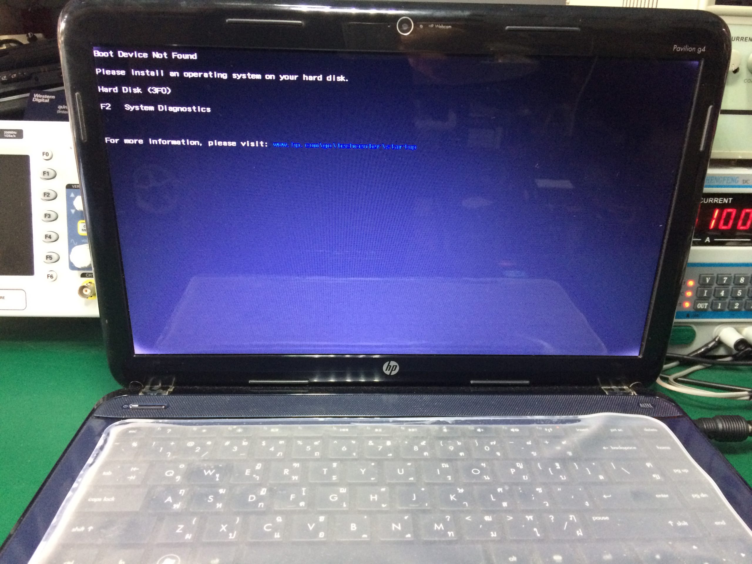 HP G4 เปลี่ยน SSD