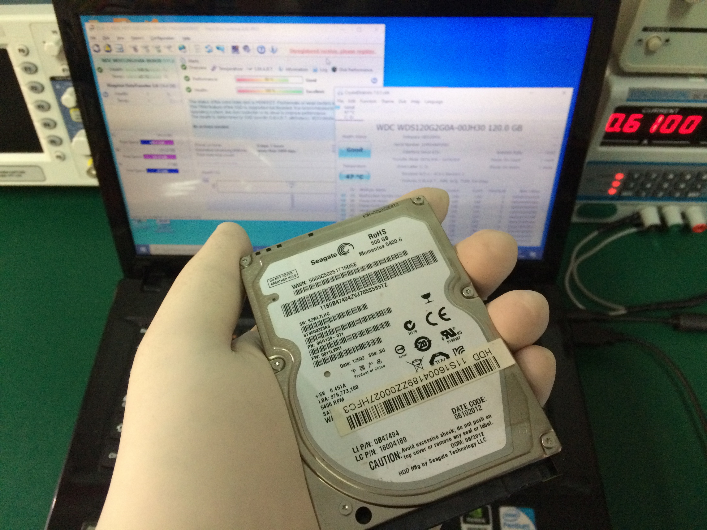 LENOVO G480 เปลี่ยน SSD