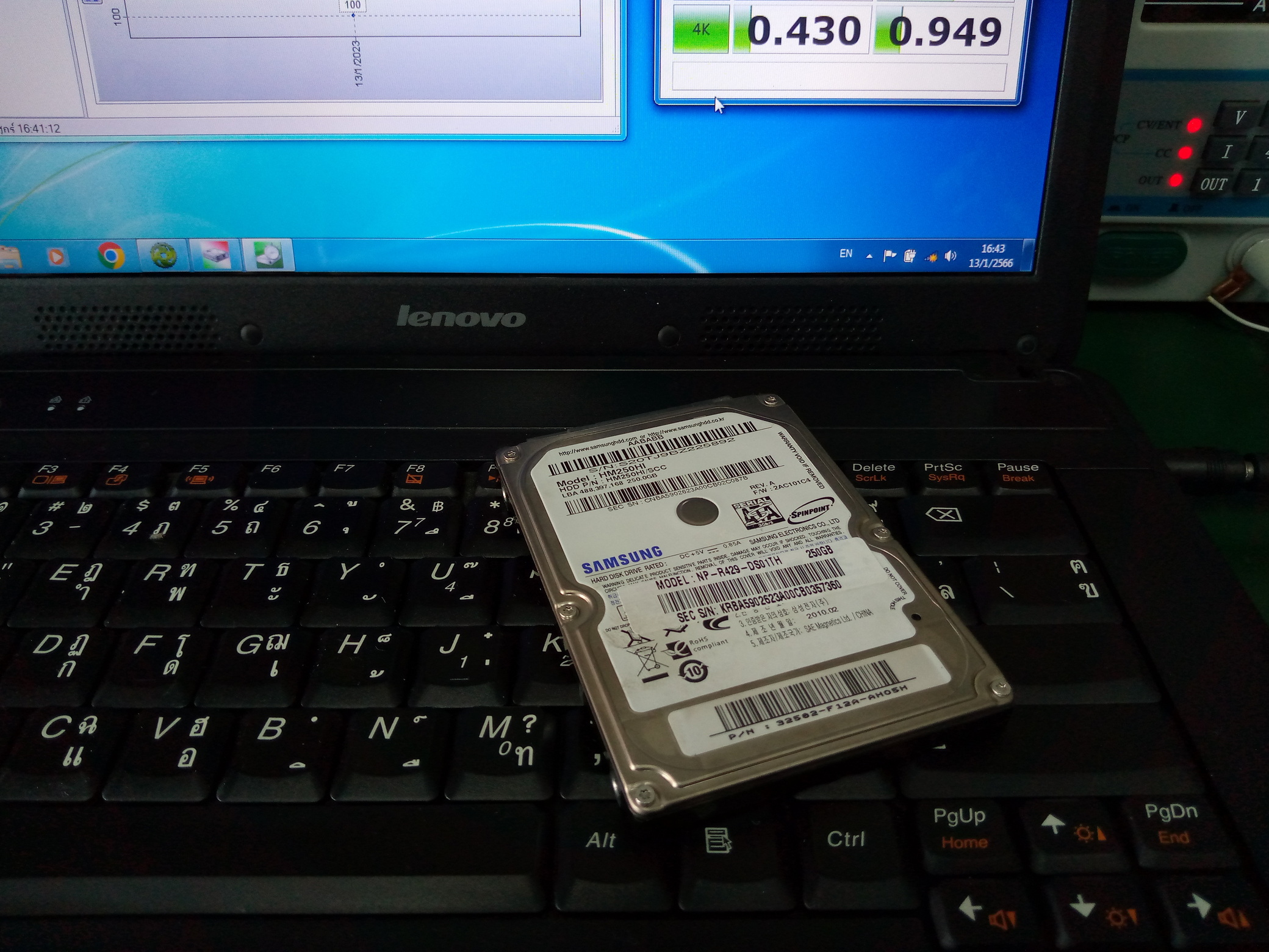 LENOVO G450 เปลี่ยน HDD มือ2
