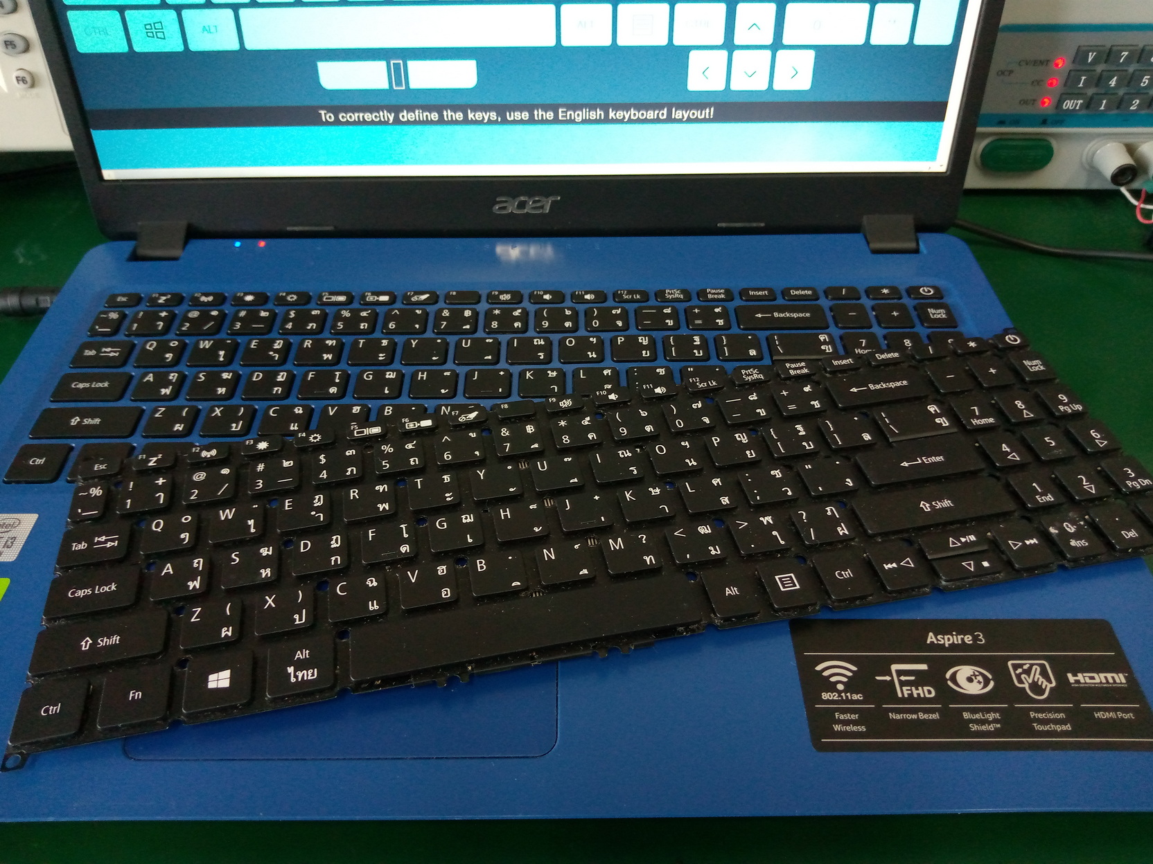 ACER A315-56 เปลี่ยน Keyboard
