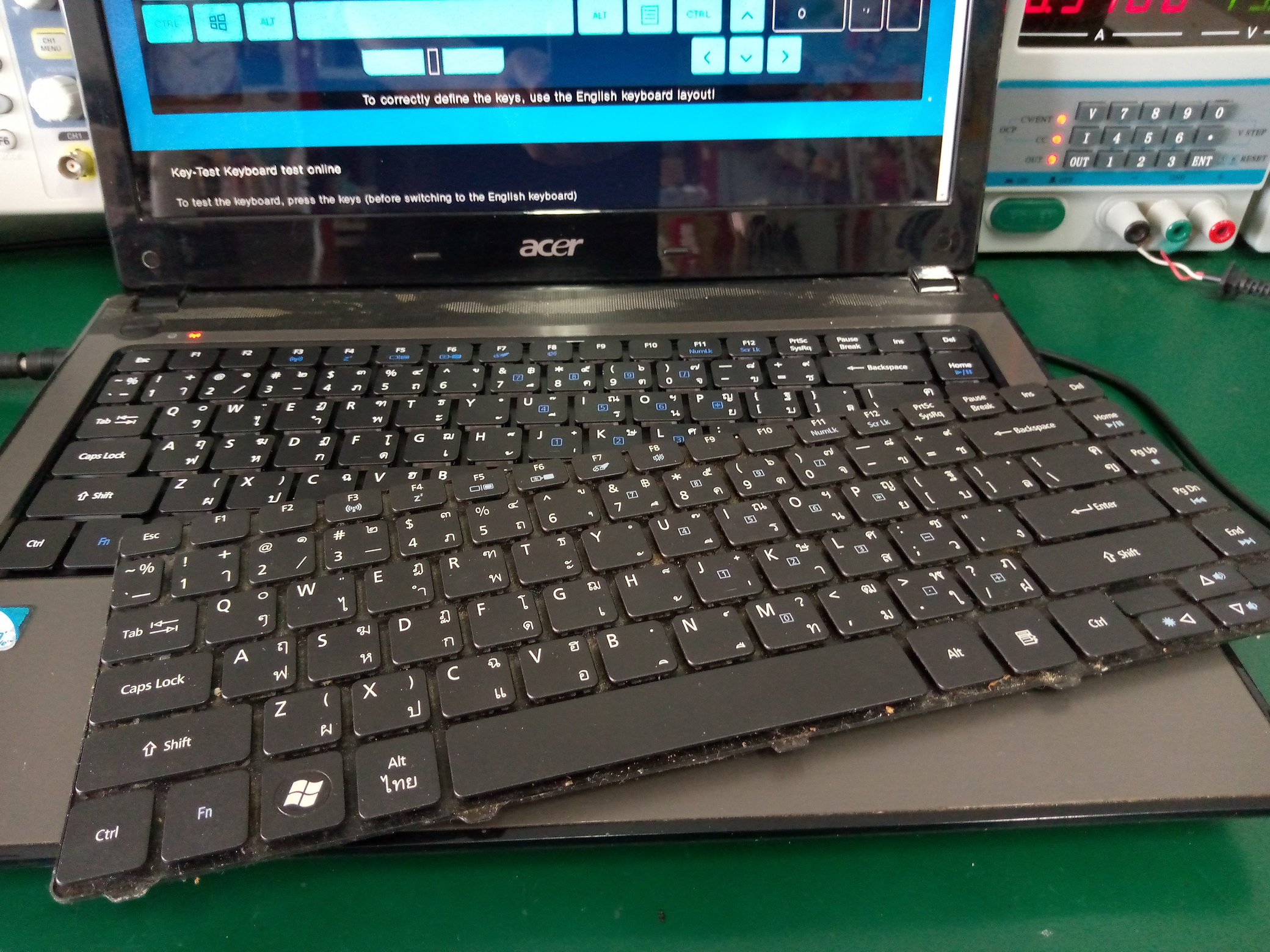 ACER 4741Z อาการ Keyboard ค้าง