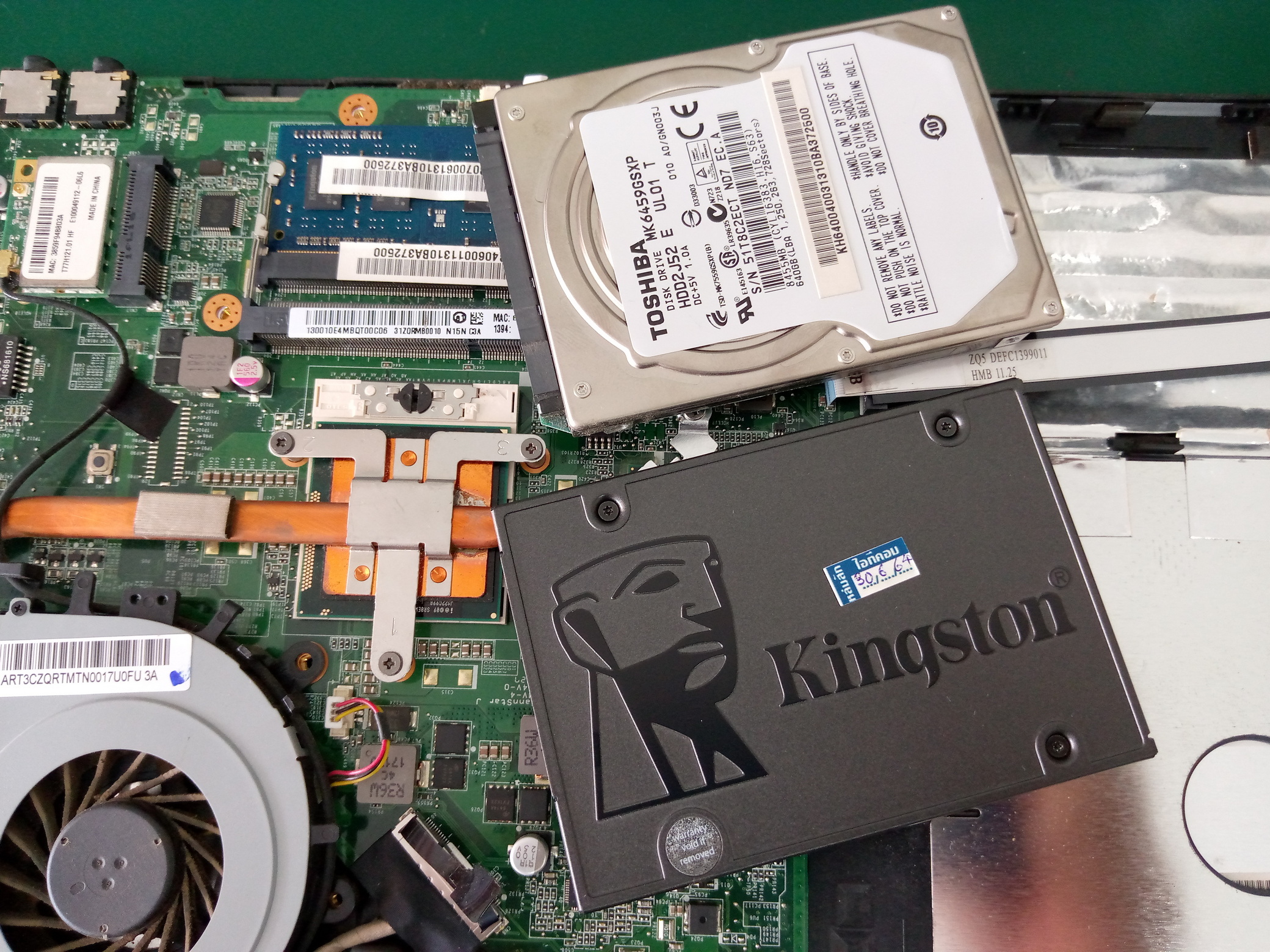 ACER 4349 เปลี่ยน SSD