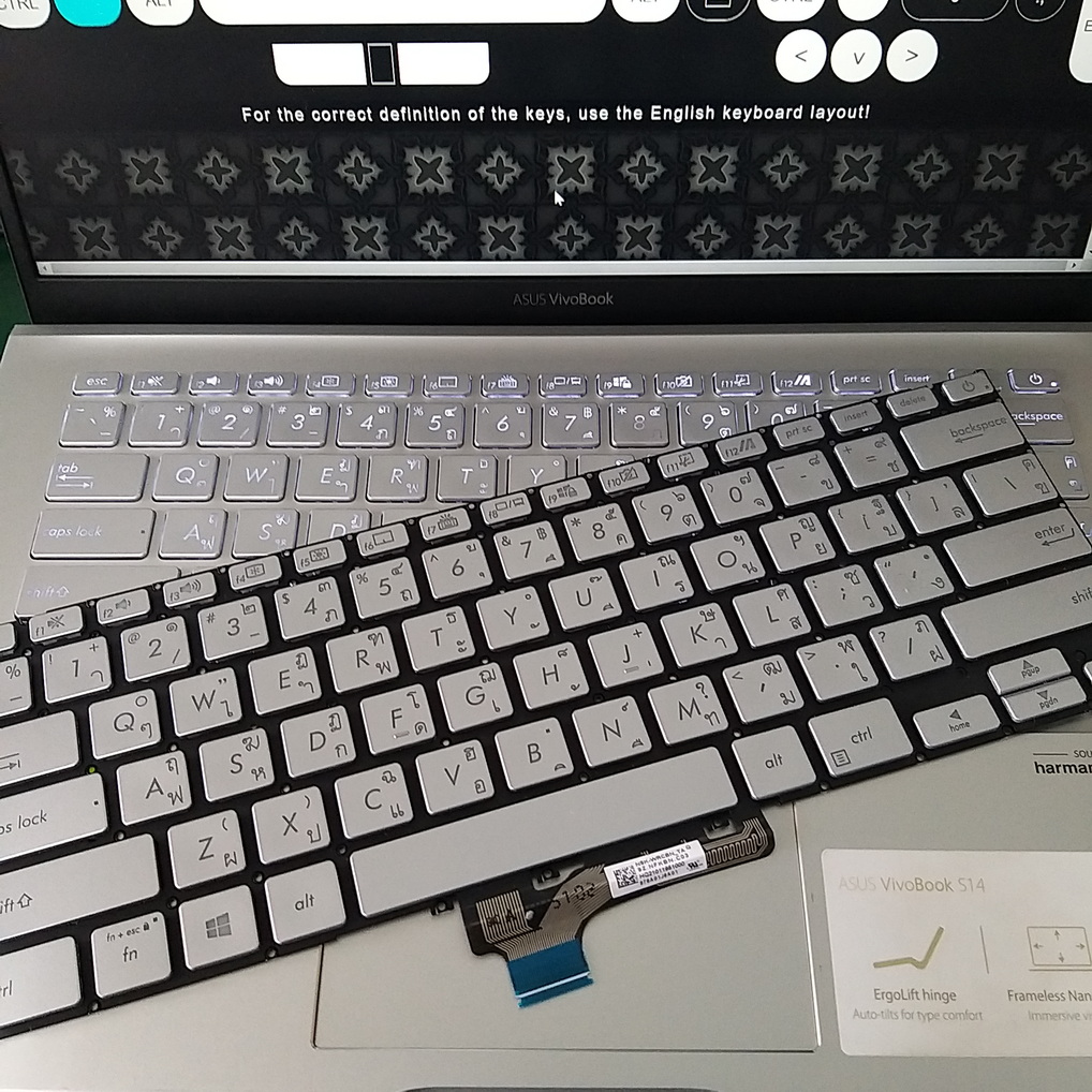 ASUS VivoBook S431F เปลี่ยน Keyboard