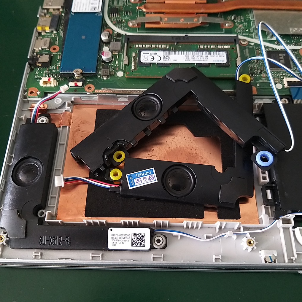 ASUS X512D เปลี่ยนลำโพงใหม่